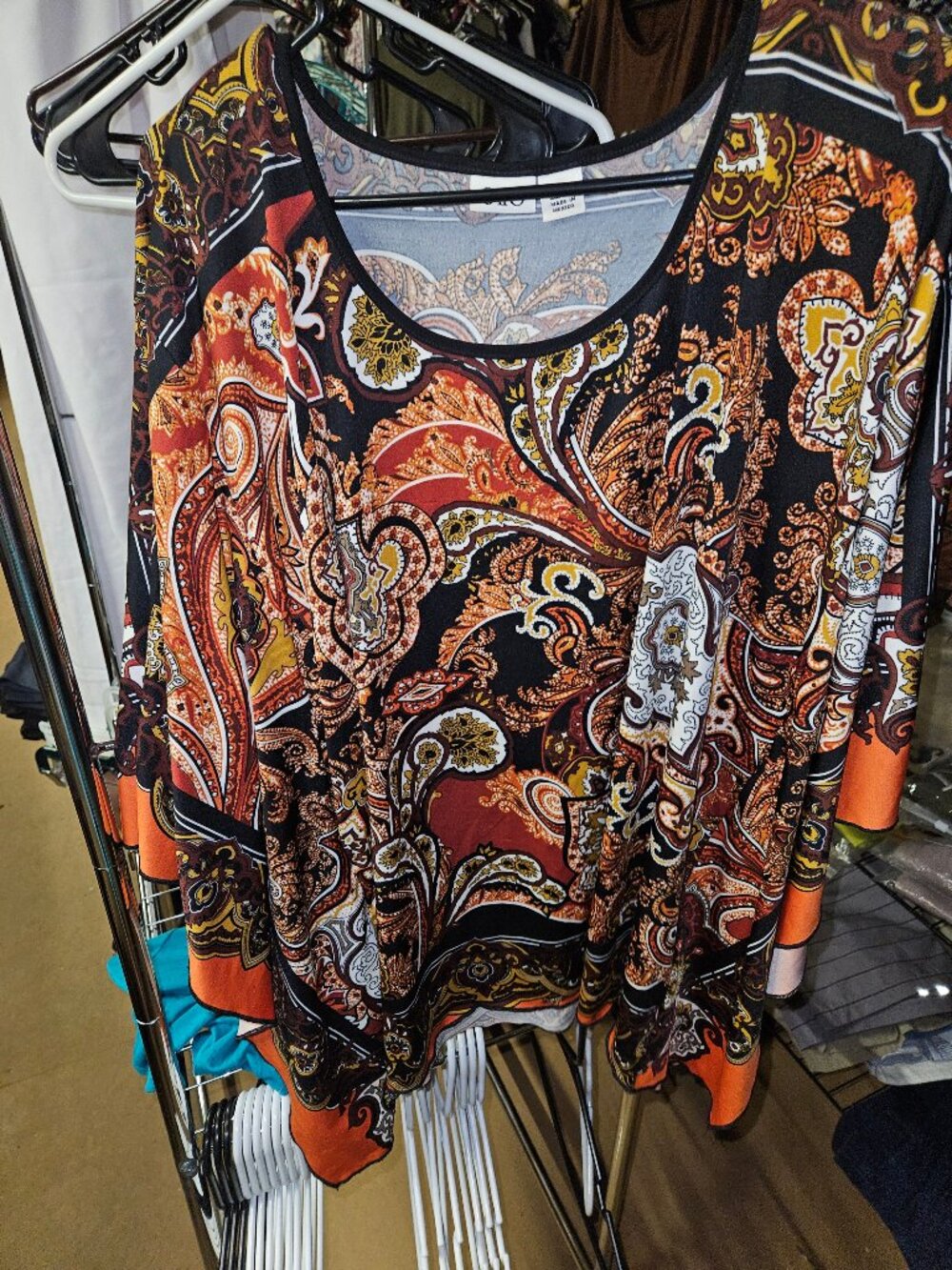 Cato Women's Paisley Blouse Size L - 25% Off When You Bundle 5+ Items